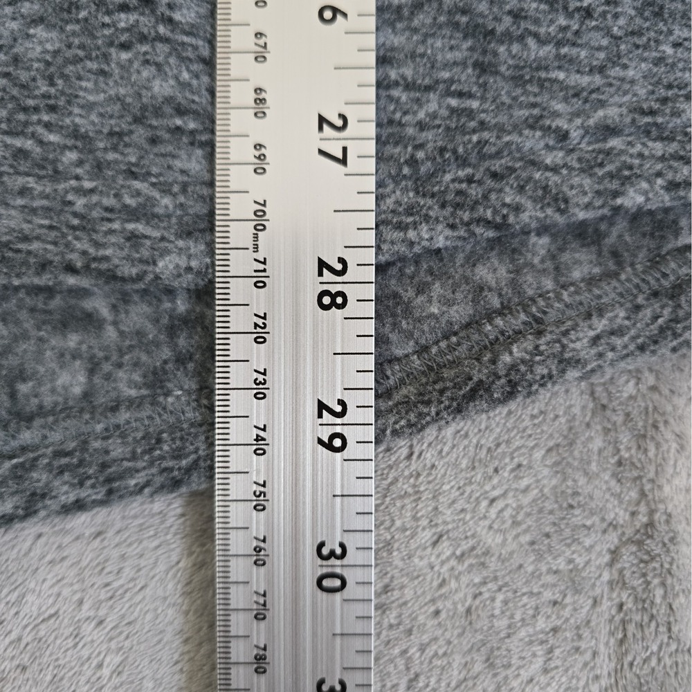 Eddie Bauer Shirt Mens Gray Quest Fleece Outdoors Gorpcore Cabincore Casual - Picture 5 of 7
